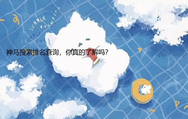 神马搜索排名查询，你真的了解吗？