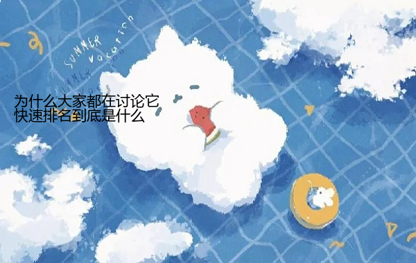 快速排名到底是什么 为什么大家都在讨论它